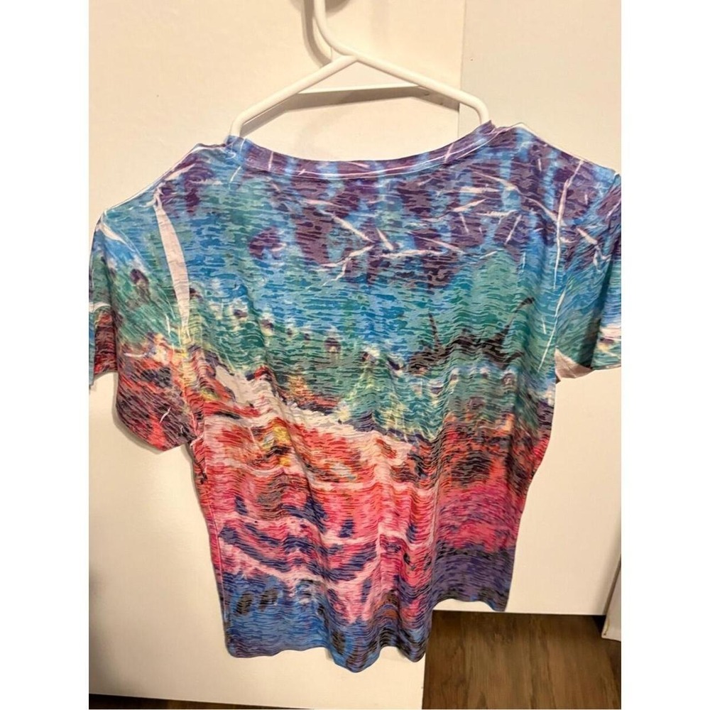 Harley-Davidson MultiWave Tie-Dye Tee with Rhinestone Script - Picture 2 of 2